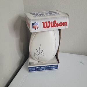 NEW Wilson Signed Football Chicago Bears Illinois sport athlete collectible